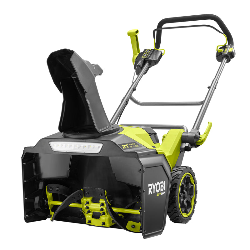 Ryobi 40V HP brushless 21-inch single-stage snow blower